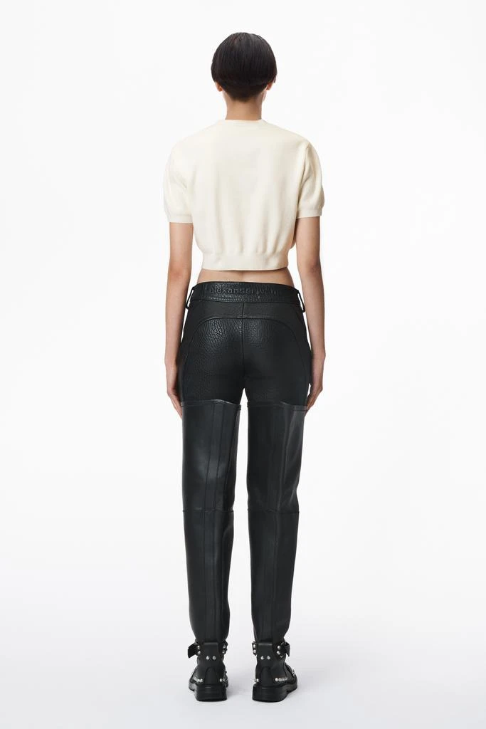 Alexander Wang Logo-Embossed Ribbed Chenille Sweater 4