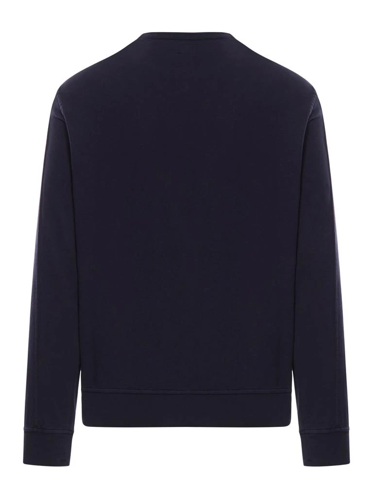 CP Company CREWNECK SWEATSHIRT IN COTTON DIAGONAL RAISED FLEECE LENS 2