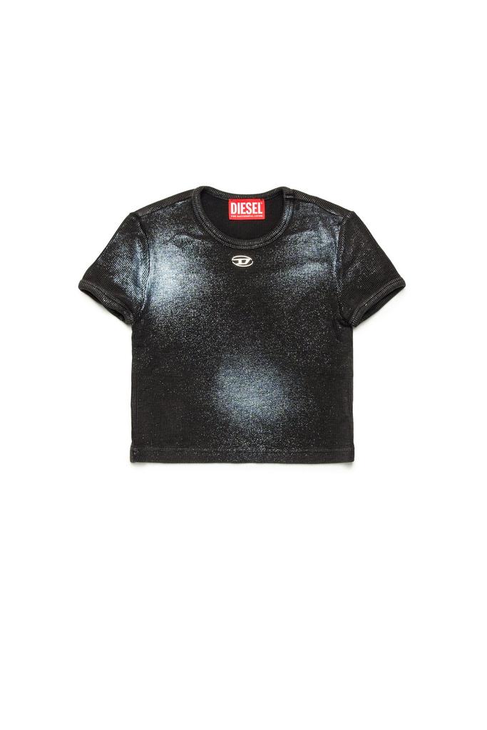 Diesel Diesel Kids Telen1 Oval-D Logo Plaque T-Shirt