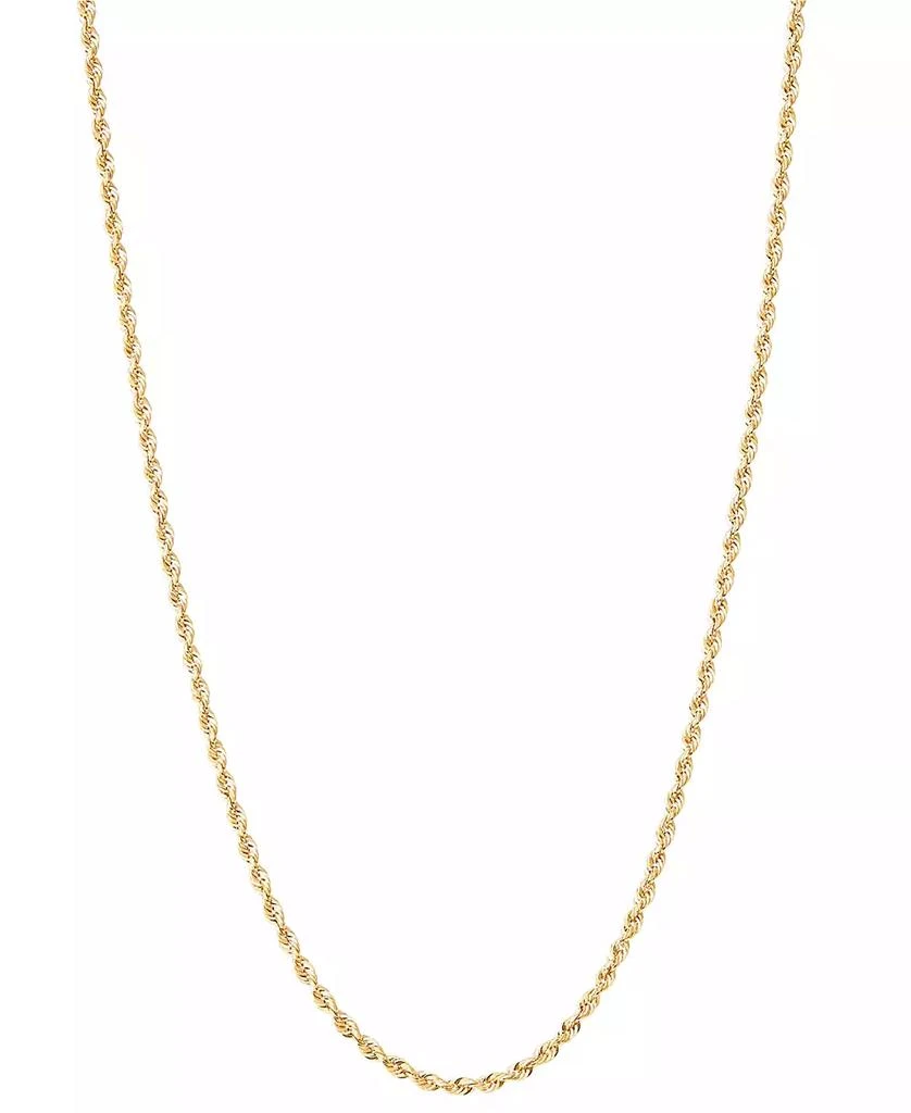 Macy
s Lightweight Rope Link 18" Chain Necklace in 10k Gold