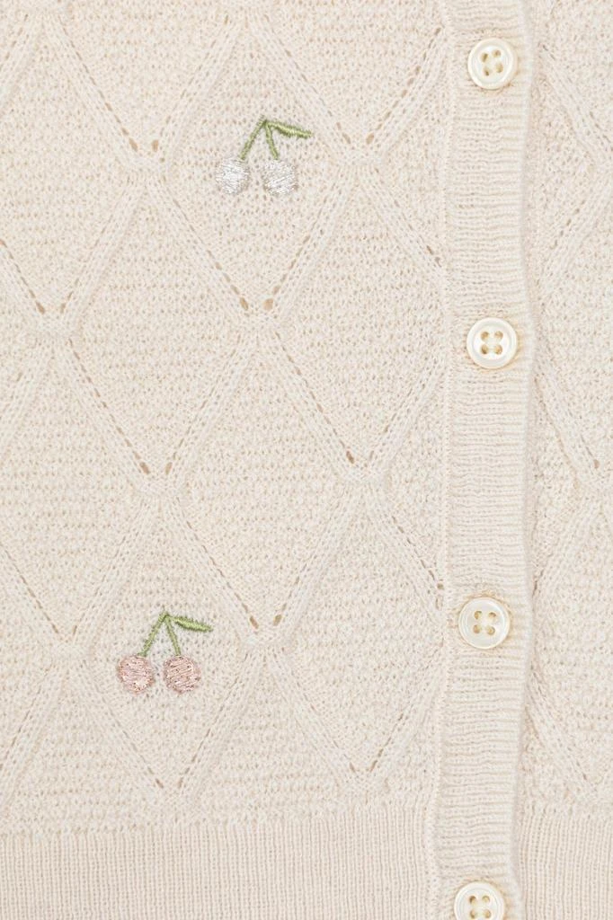 Bonpoint Bonpoint Lysandra Cherry Embroidered Cardigan 4