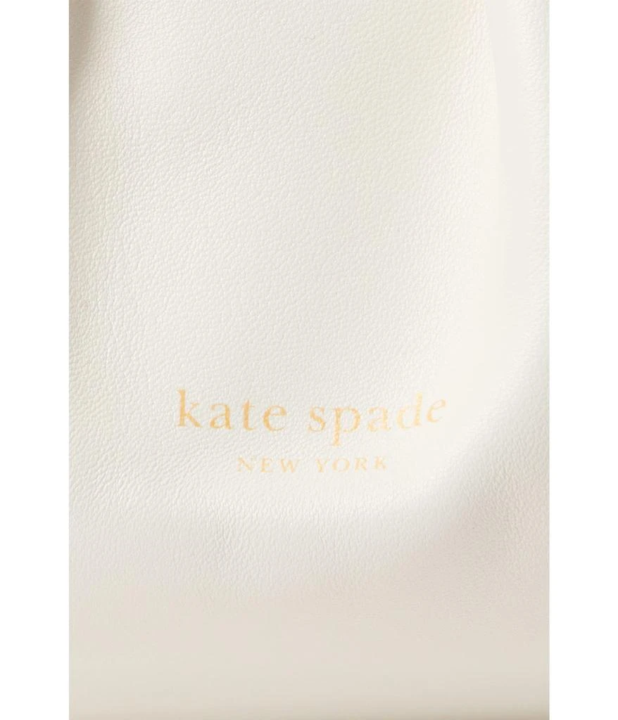 Kate Spade New York Bridal Pearlized Smooth Leather Bow Frame Clutch 4