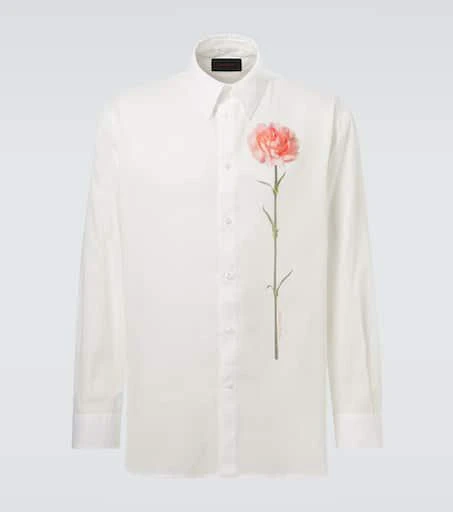 Simone Rocha Carnation printed dress shirt 1