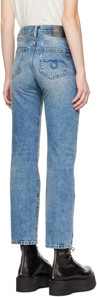 R13 Blue Courtney Slim Jeans 3