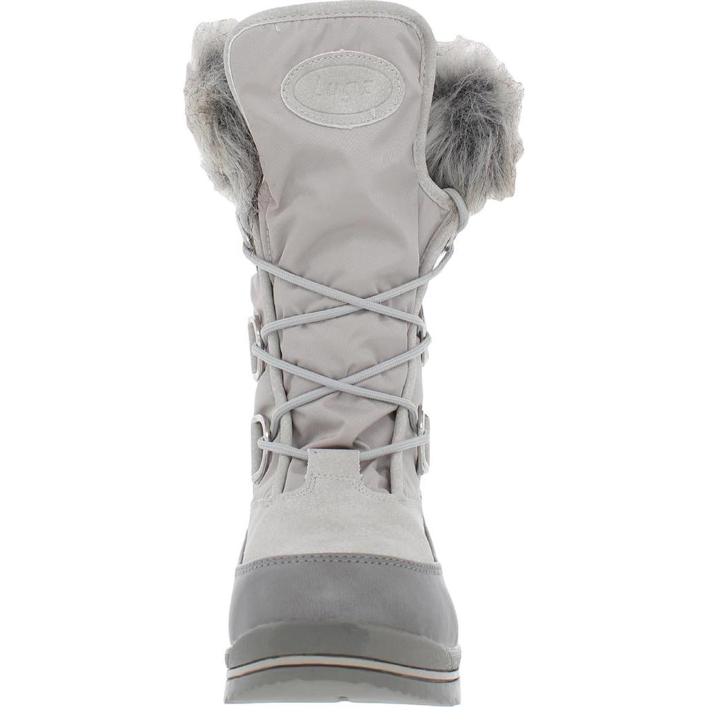 Lugz Tundra Fur Womens Faux Fur Waterproof Winter & Snow Boots