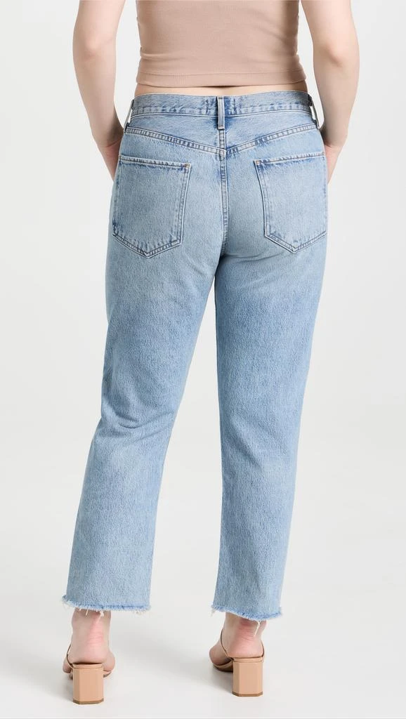 AGOLDE Riley High Rise Straight Crop Jeans 9