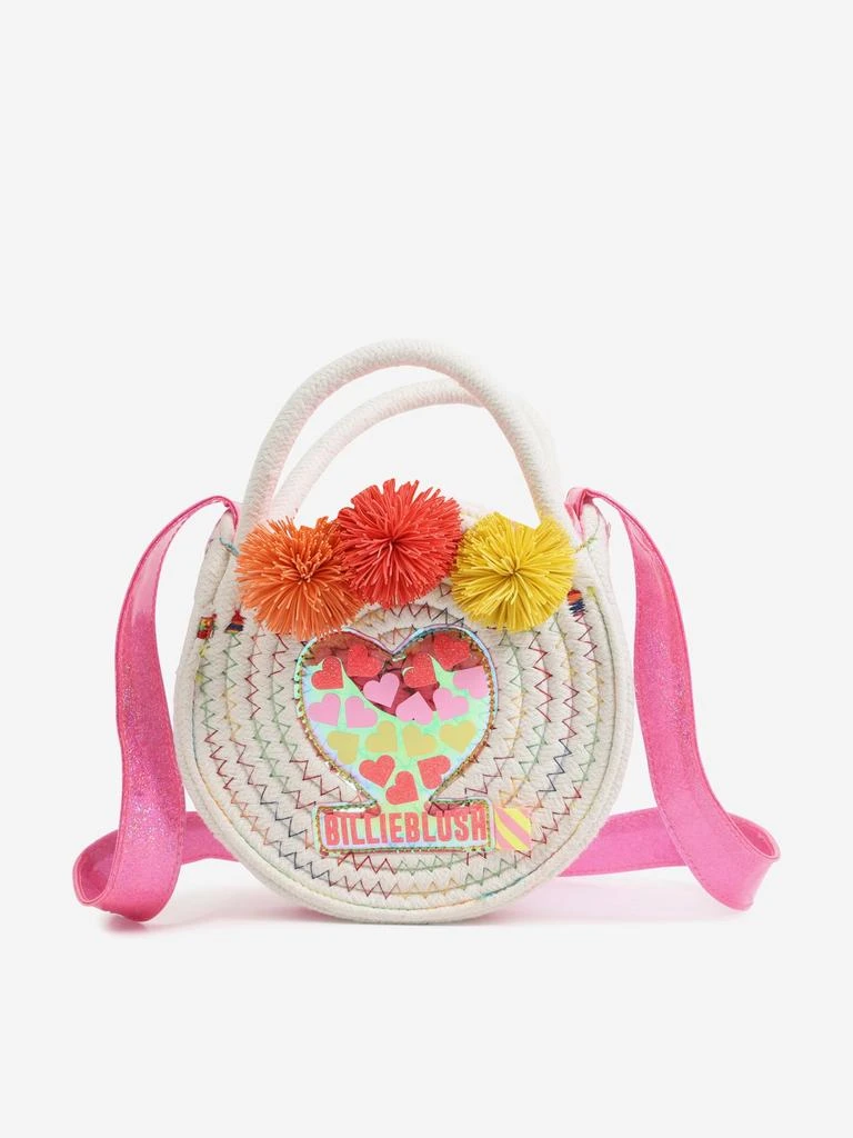 Billieblush Girls Glitter and Pom Pom Bag in Multicolour (15cm) 1