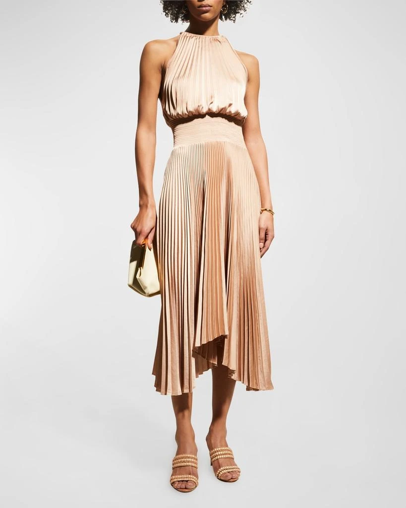 A.L.C. Renzo II Sleeveless Pleated Midi Dress 4