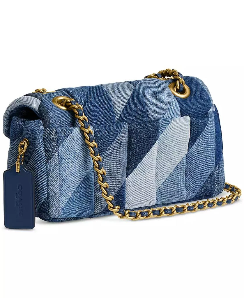 Coach Tabby Mini Denim Shoulder Bag 20 with Patchwork Quilting 3