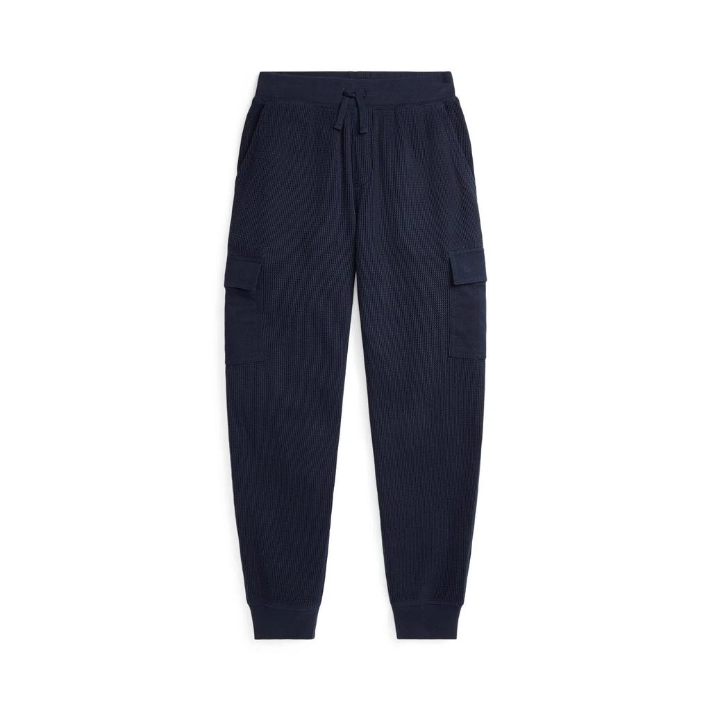 Ralph Lauren Waffle-Knit Cotton Cargo Jogger Pants (Big Kid) 1