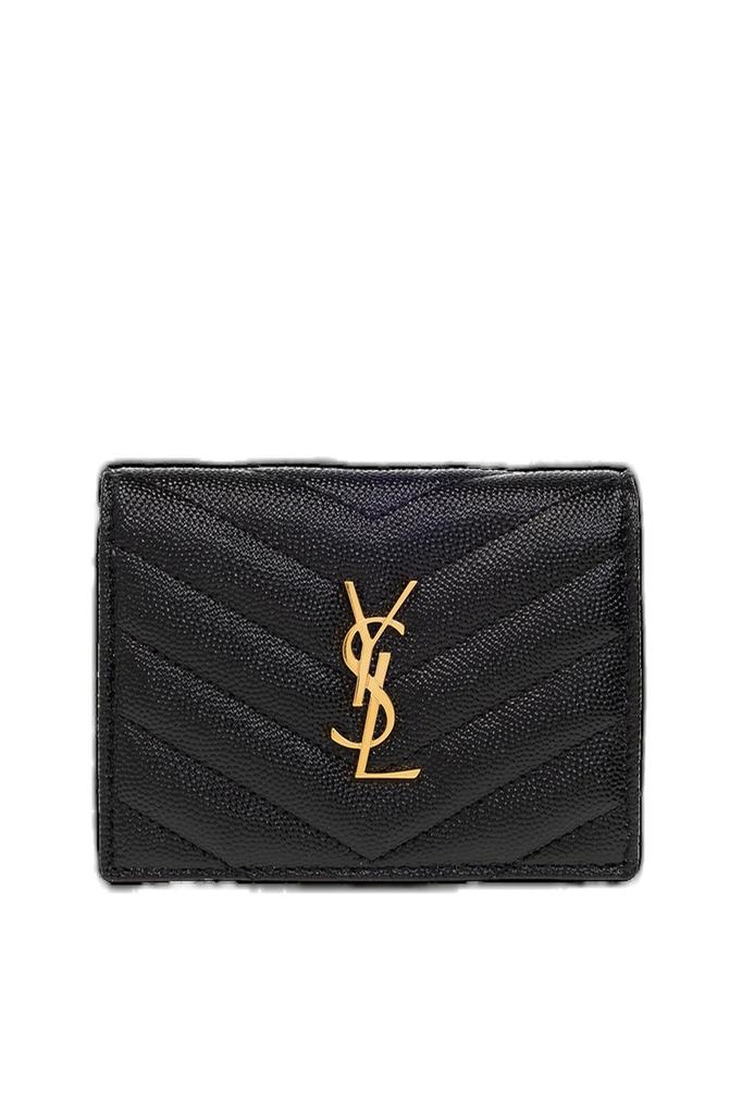 【関税＆送料込み】Saint Laurent Voltaire Leather Wallet On Saint Laurent Voltaire YSL Monogram Wallet on Chain in
