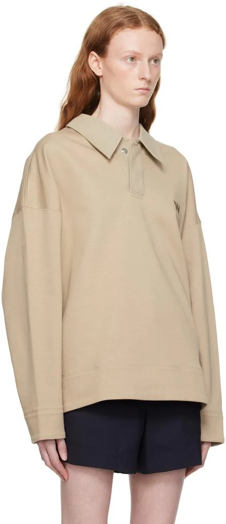 WOOYOUNGMI Beige Embroidered Polo 2