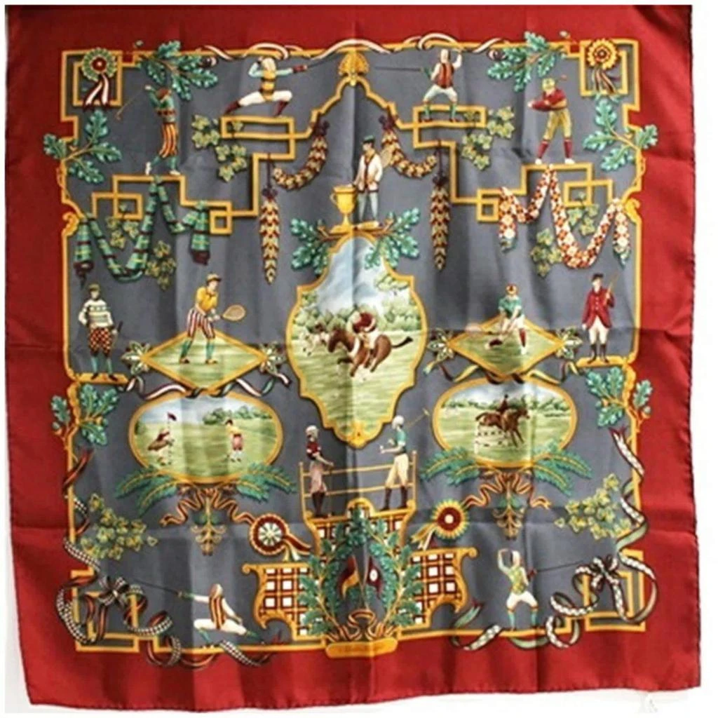 Salvatore Ferragamo Color Silk Scarf (Pre-Owned)