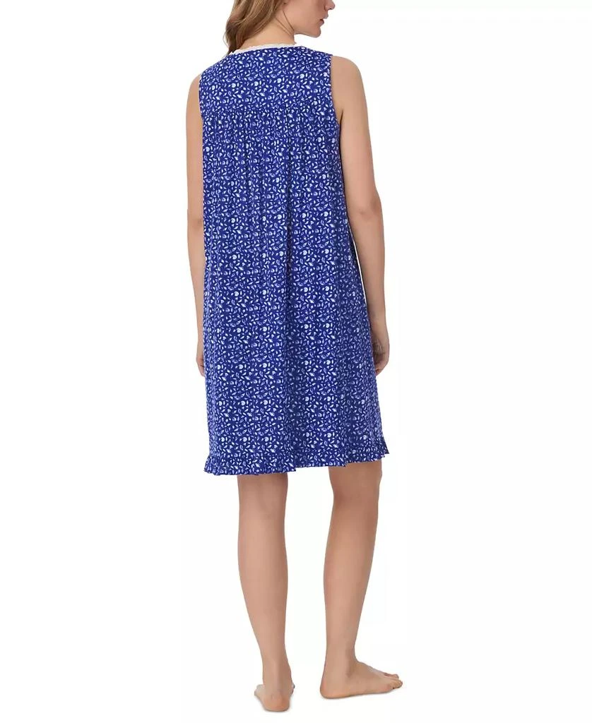 Eileen West Women's Cotton Printed Embellished Chemise 2