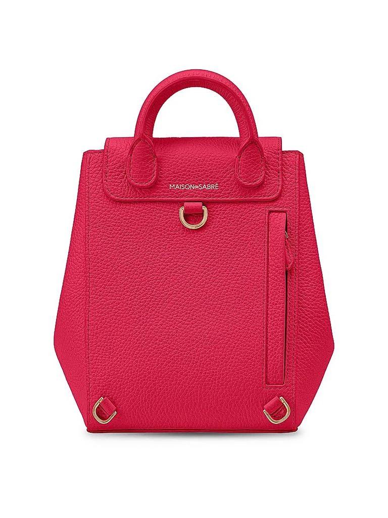 Maison de Sabre Mini Soft Leather Backpack 7
