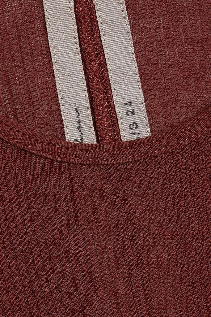 Rick Owens Henna ribbed jersey mini dress 4
