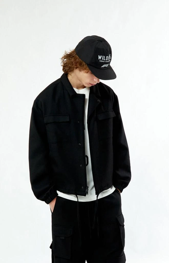 Formula 1 x Wildside Yohji Yamamoto x PacSun Black Logo Dad Hat 2