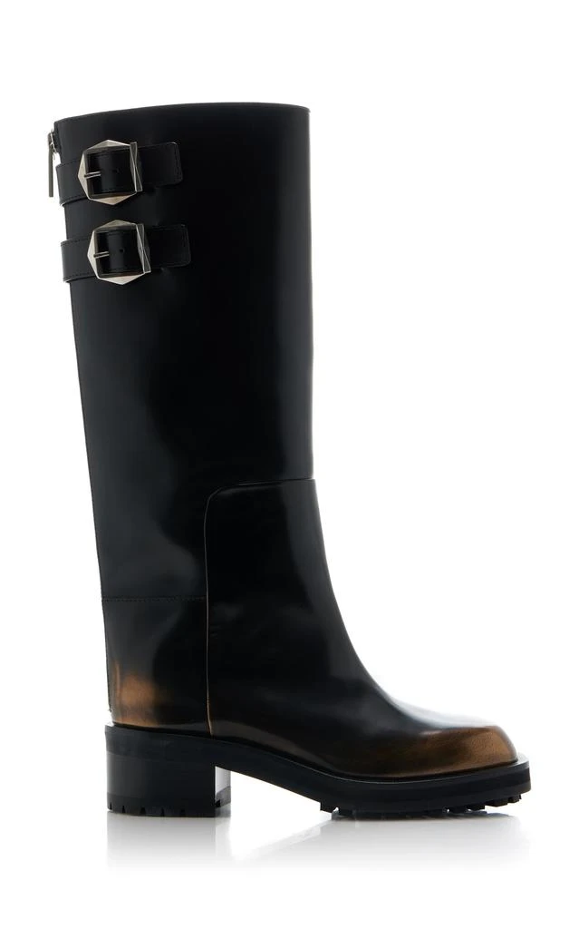 Jimmy Choo Jimmy Choo - Brooklyn Leather Knee Boots - Black - IT 41 - Moda Operandi 1