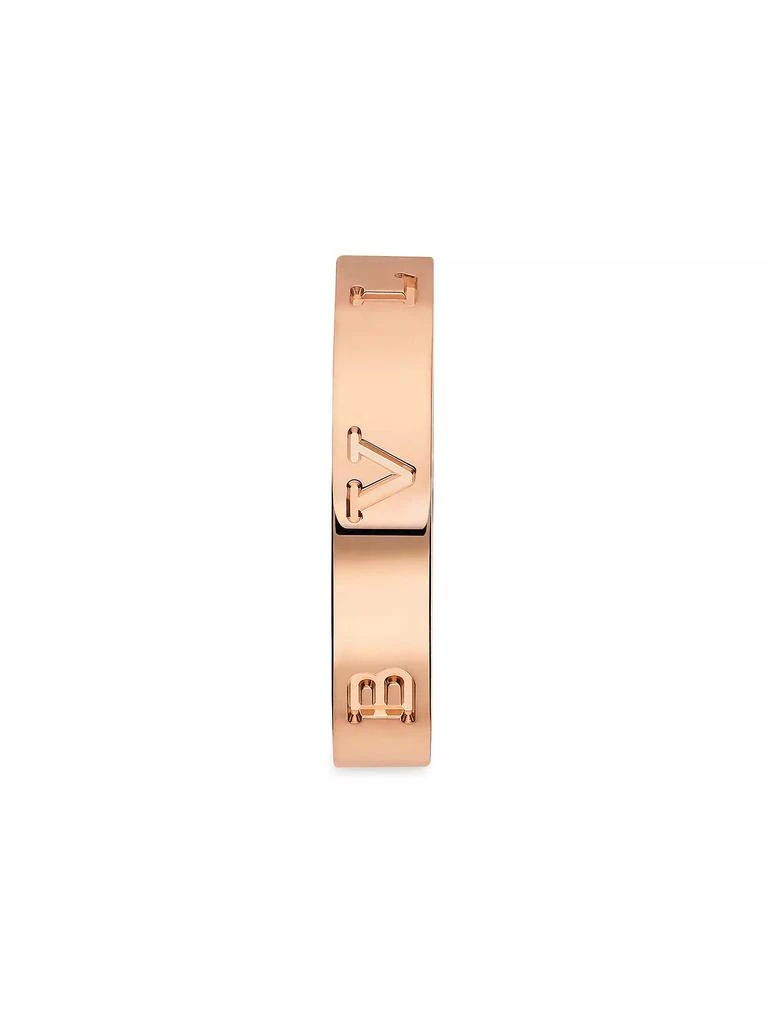 BVLGARI B.zero1 18K Rose Gold Logo Ring 2