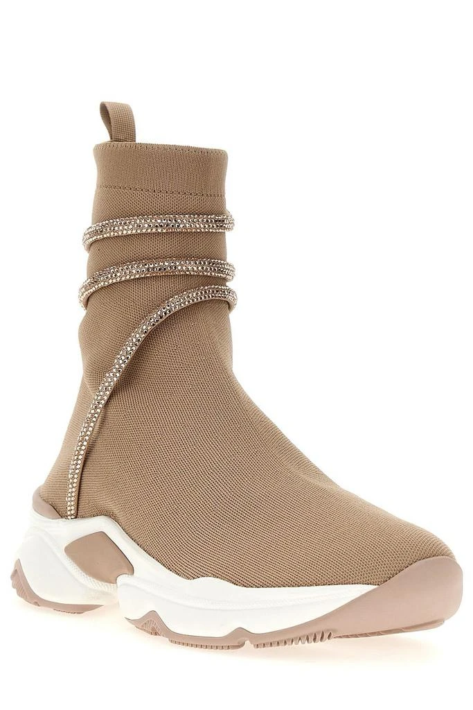 Rene Caovilla Rene Caovilla Glitter Wrap High-Top Sock Sneakers 2