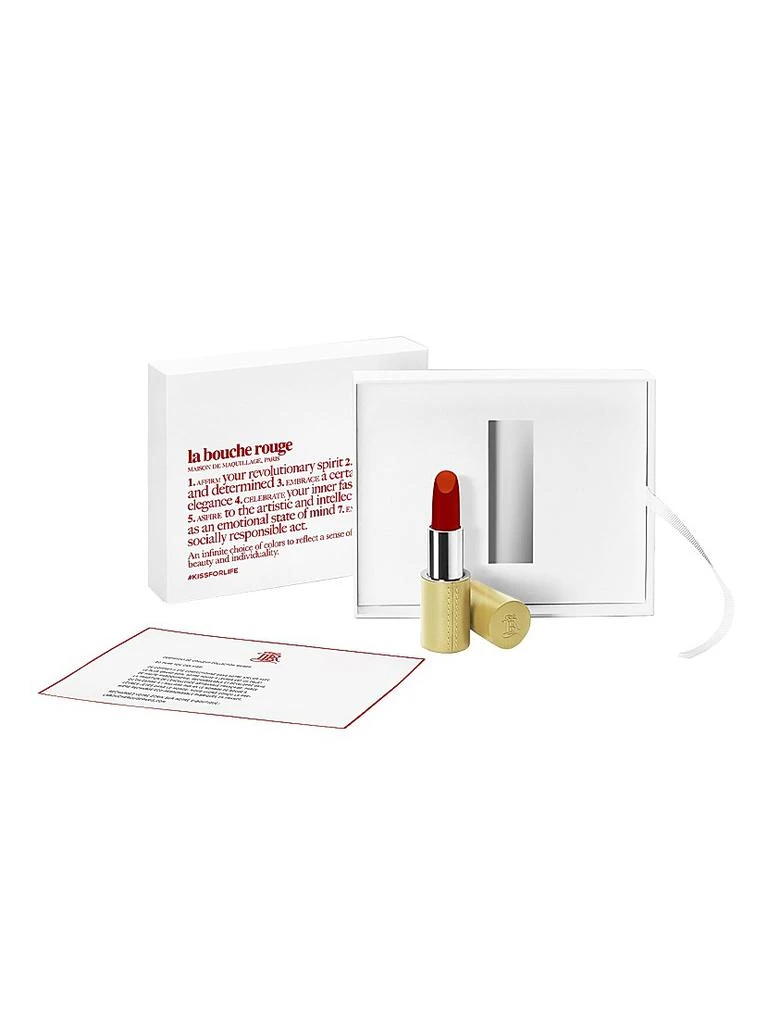 La Bouche Rouge The Bold Gold Lipstick & Leather Case Set 1