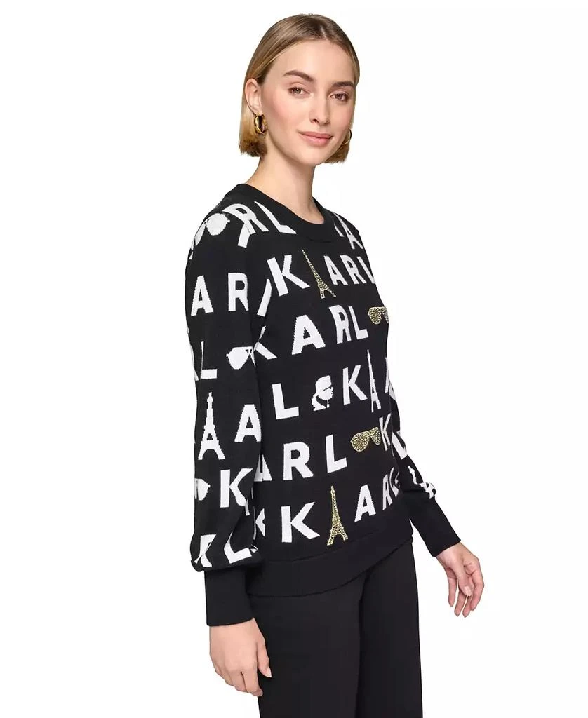 Karl Lagerfeld Paris Women's Embellished Sweater 3