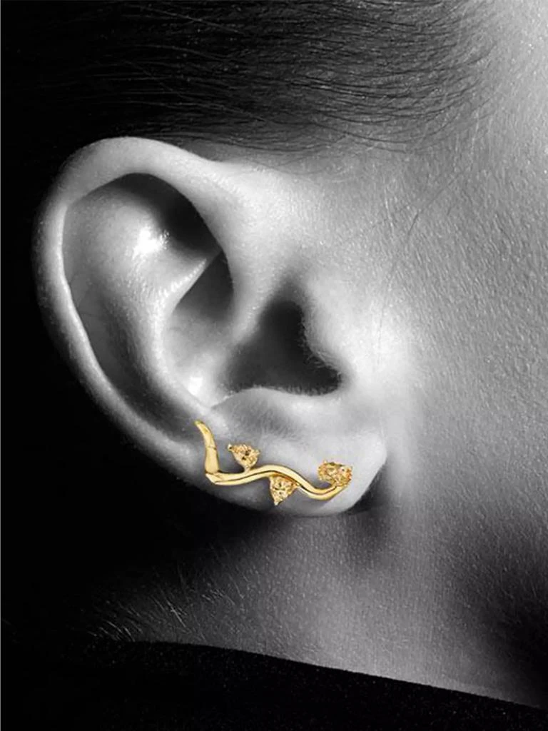 HUEB Mirage 18K Yellow Gold & Yellow Sapphire Earrings 2