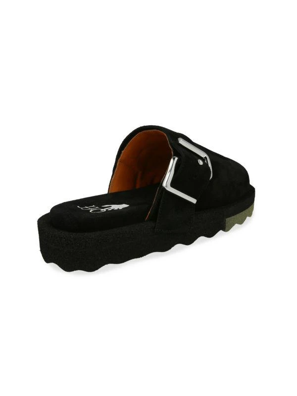Off-White Leather Mules 3