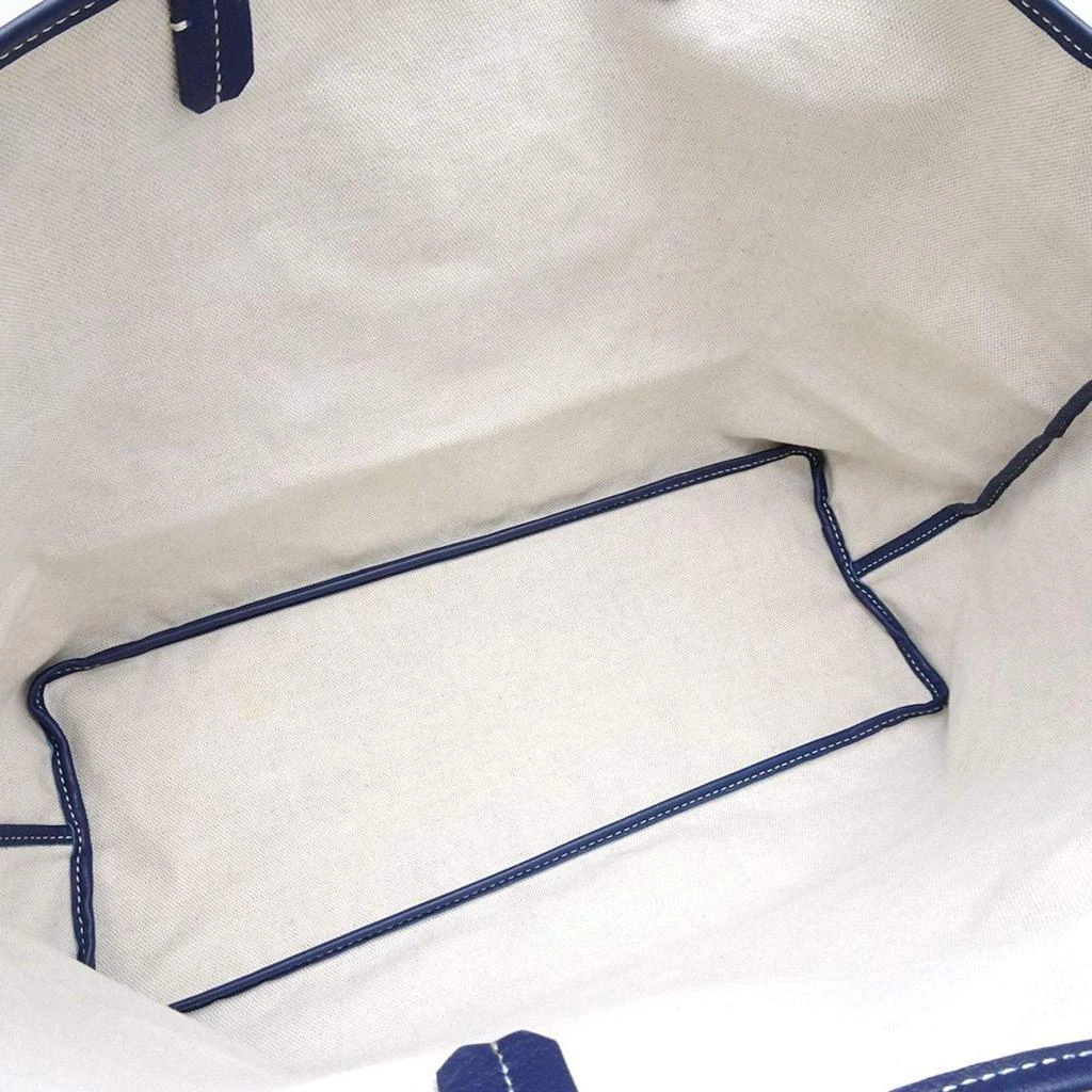 Goyard Goyard Navy Blue Leather Saint Louis Pm Tote Bag 6