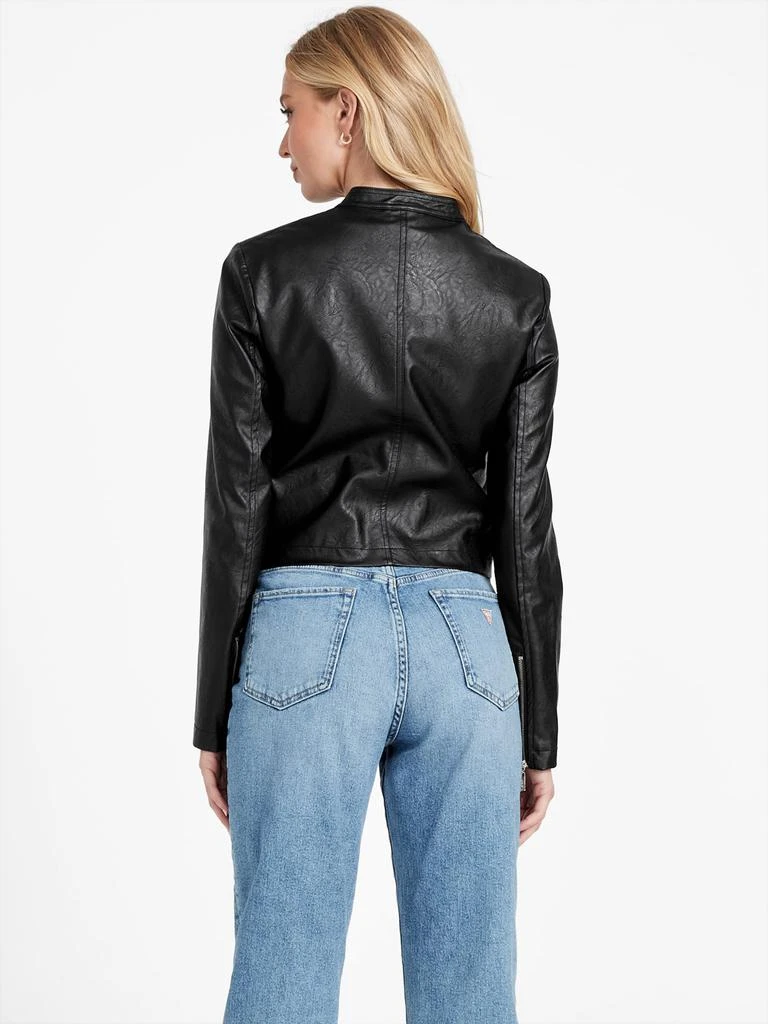 Guess Factory Dixie Faux-Leather Lace-Up Jacket 5