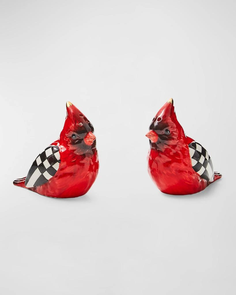 MacKenzie-Childs Cardinal Toile Salt & Pepper Shaker Set 1