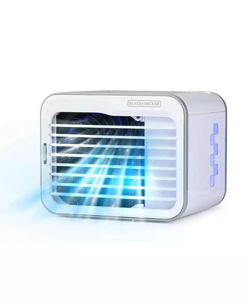 Black & Decker BLACK+DECKER Desktop Air Cooler, Personal Portable Fan with 3-Speeds, Evaporative Air Cooler with 0.5L Water Tank 1