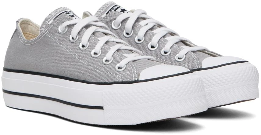 Converse Gray Chuck Taylor All Star Low Top Sneakers 4
