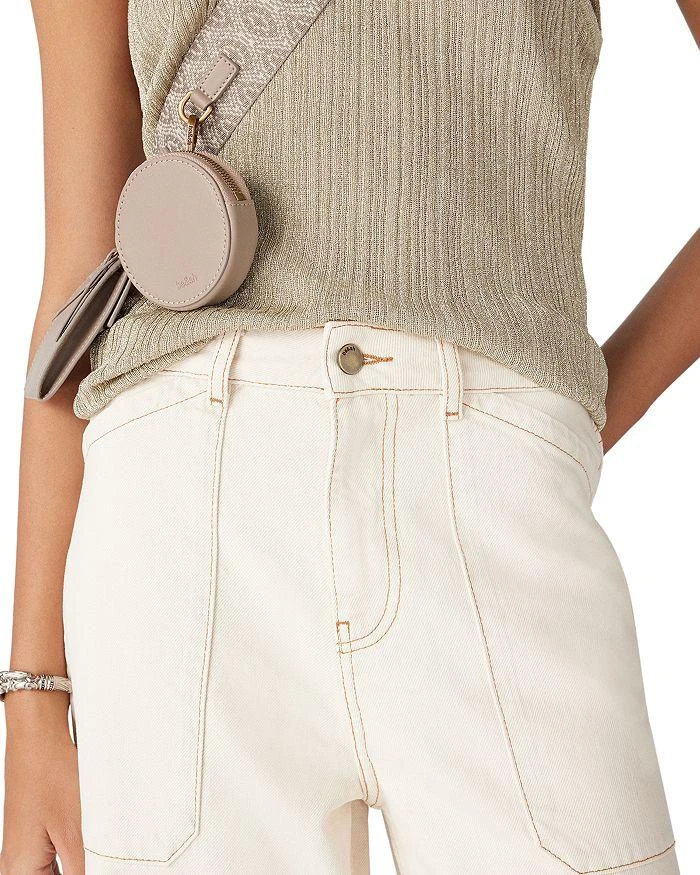 ba&sh Mallou Wide Leg Jeans in Off White 3