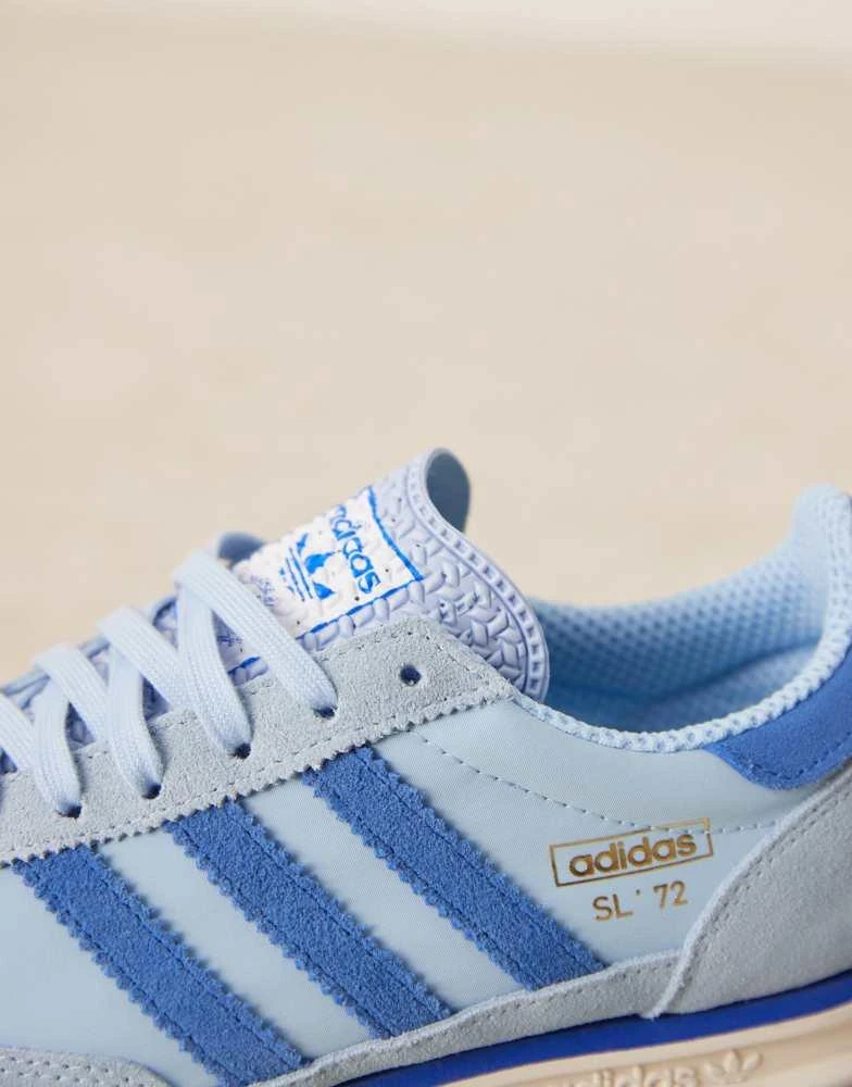 adidas gazelle silver green womens adidas Originals SL 72 RS Blue / Core White – Très Bien main image 0