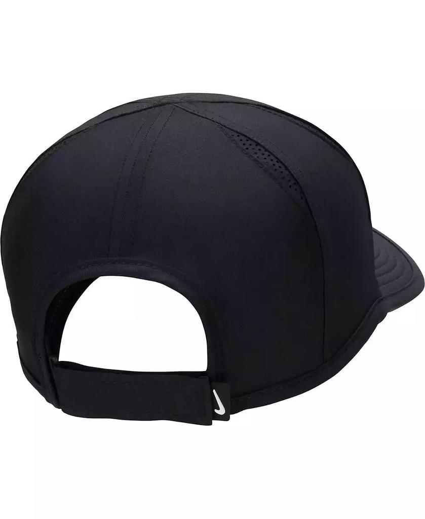 NIKE Men's and Women's Black Featherlight Club Performance Adjustable Hat