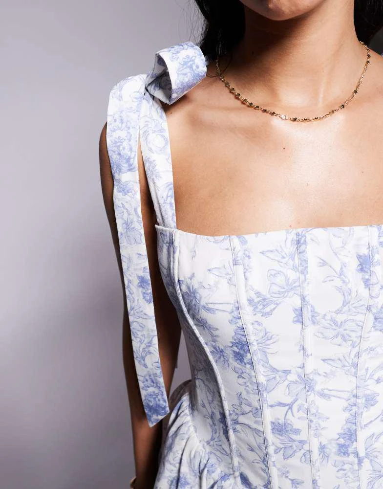 blue lavish alice dress LAVISH ALICE FRINGE TAILORED BLAZER DRESS – Arelia's Dream main image 0