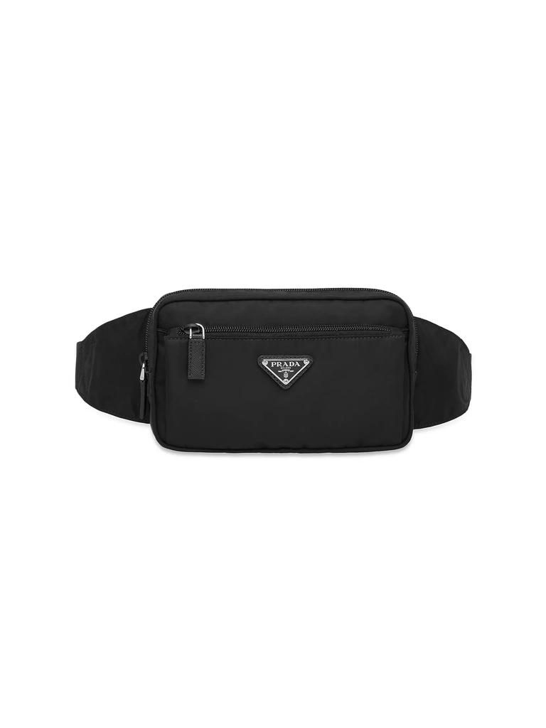 Prada logo plaque belt bag online