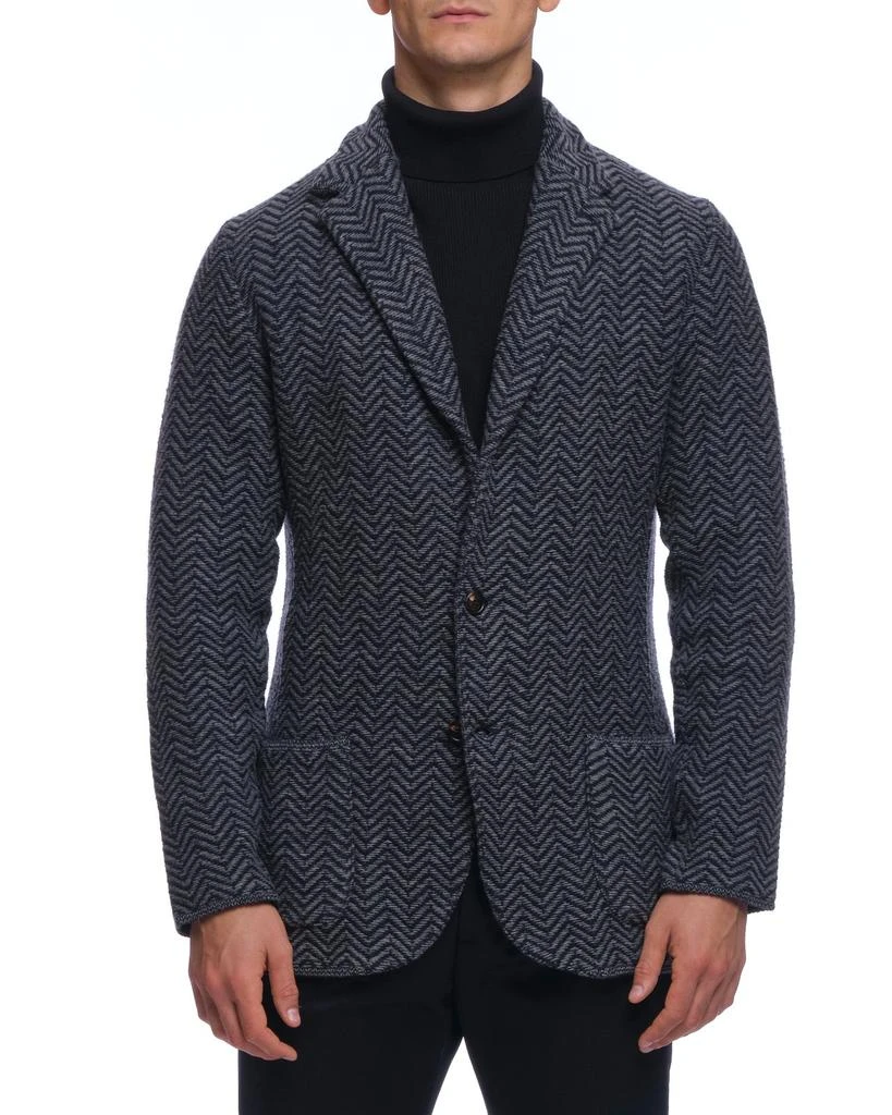 LARDINI Lardini Long Sleeve Single-Breasted Blazer 1
