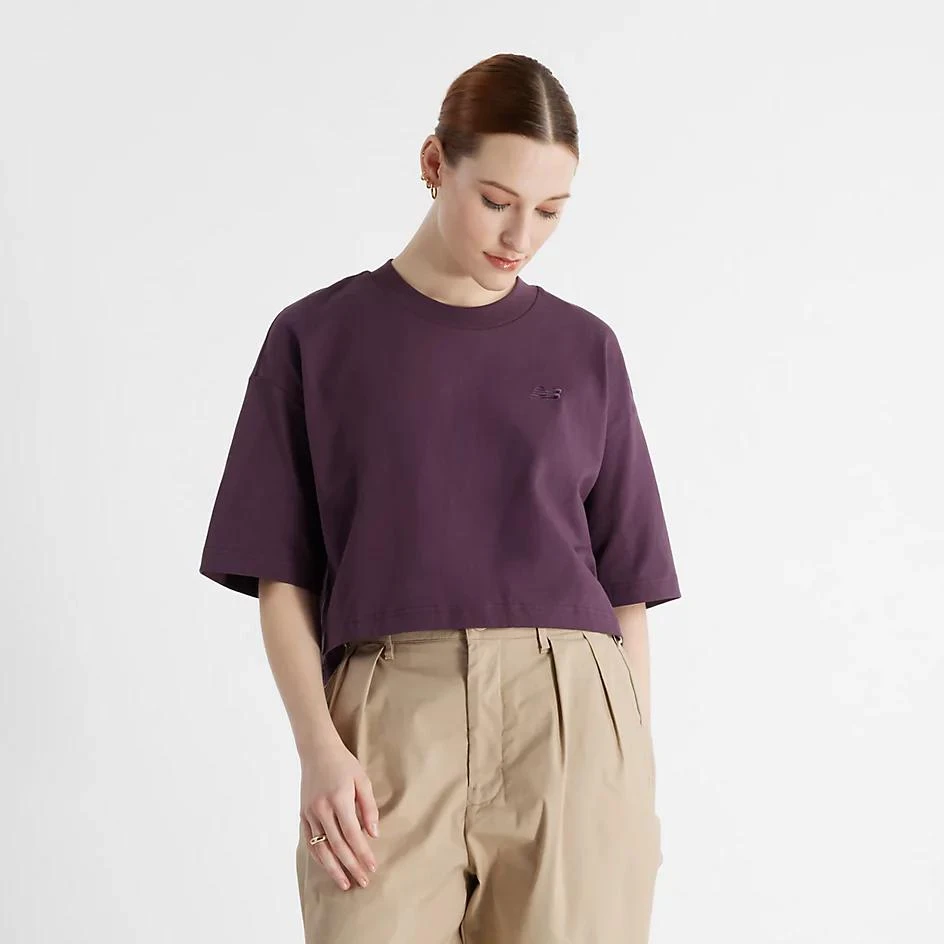 New Balance Logo Oversized Jersey T-Shirt 1