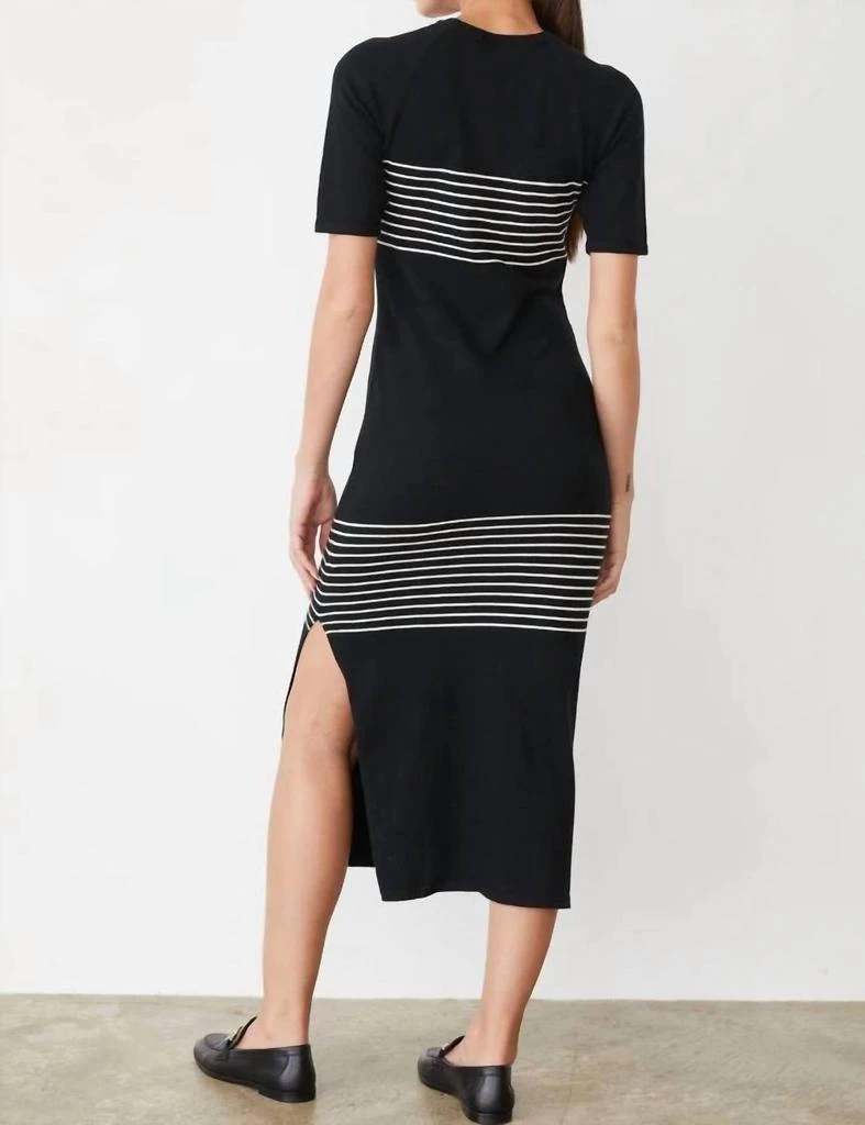 Monrow Monrow - Light Soft Knit Stripe Dress 3