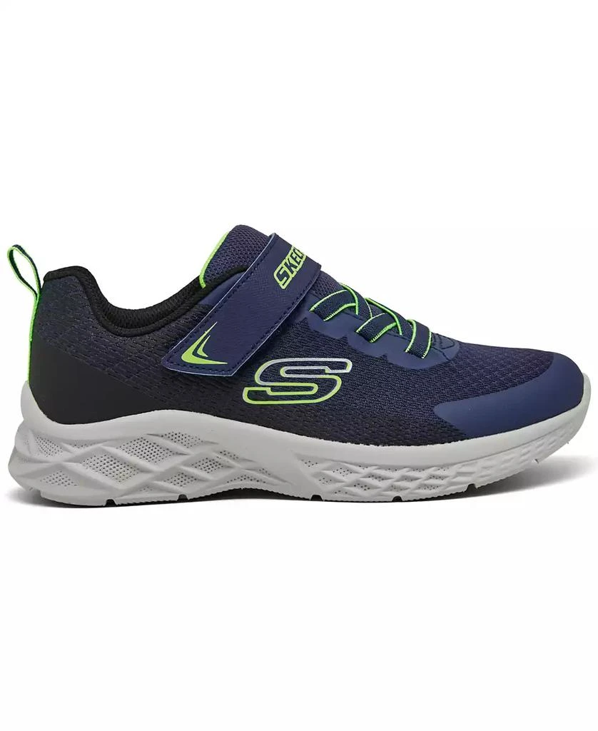 SKECHERS Little Boys Microspec II - Zovrix Fastening Strap Casual Sneakers from Finish Line 2