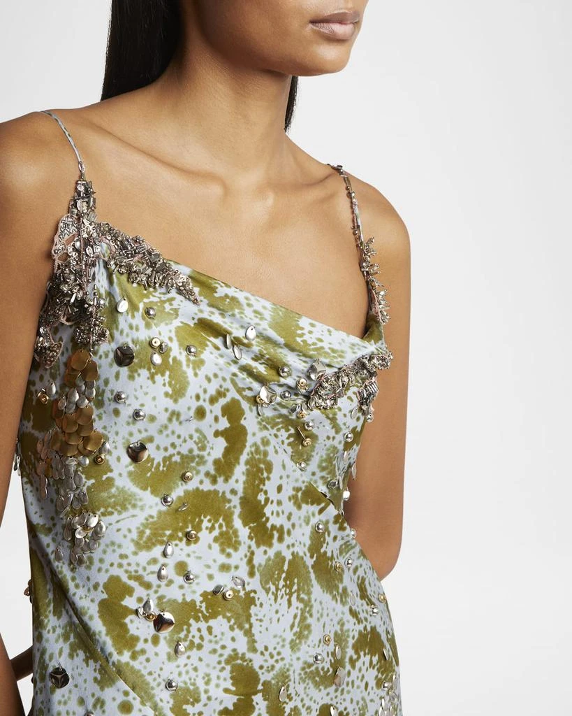 Dries Van Noten Deryl Cowl-Neck Long Studded Silk Dress - Dresses & Skirts  - Compare Prices from 3+ Stores - Free Shipping