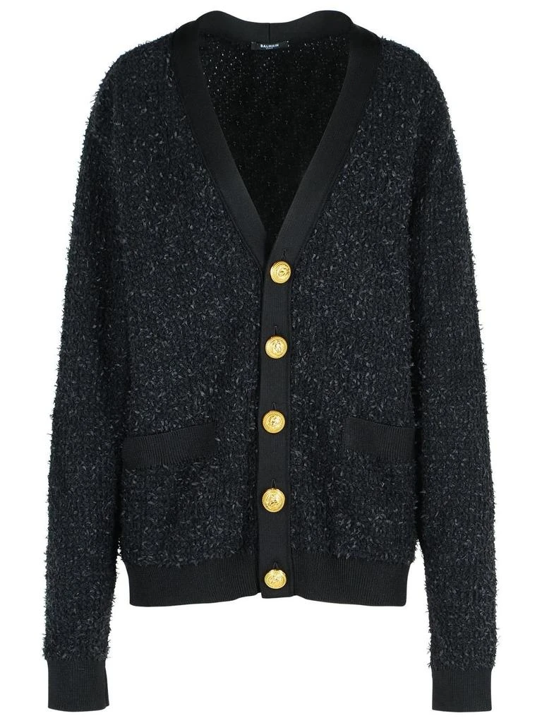 Balmain Balmain Button-Up Knit Cardigan from Cettire