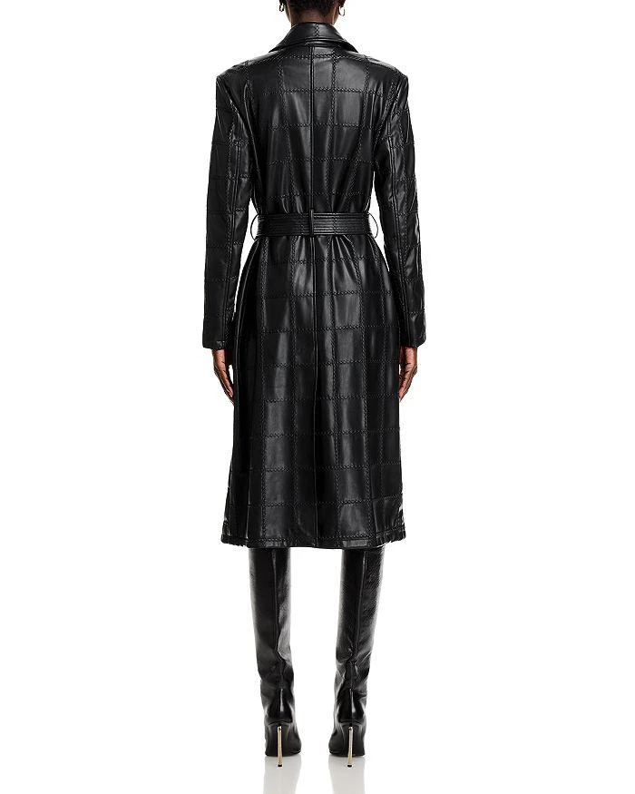 Bagatelle Faux Leather Trench Coat 6