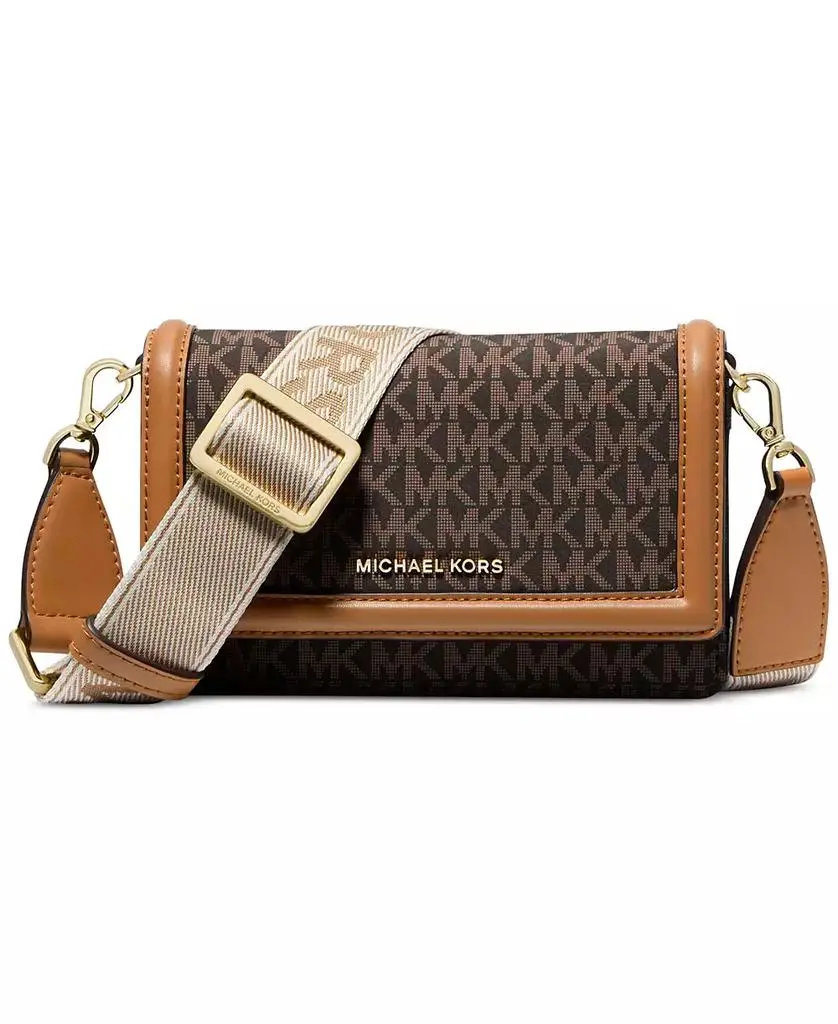 Michael Kors Michael Kors Jet Set Mini Logo Nylon Crossbody