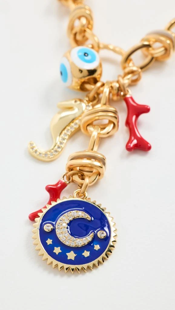 Elizabeth Cole Crescent Necklace 4