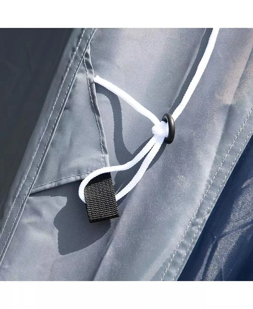 Outsunny Camping Tent with Porch, Teepee Tent Near-Inst Tent, 8