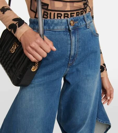 Burberry High-rise wide-leg jeans 4