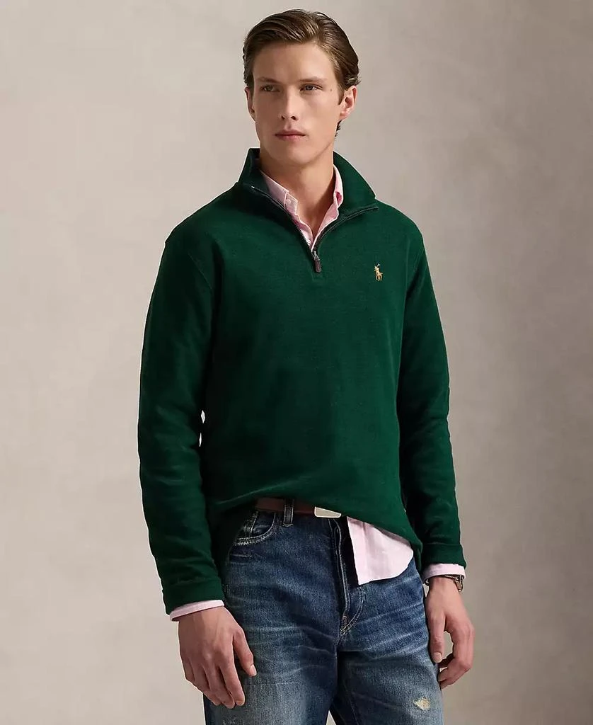 Ralph Lauren Men's Estate-Rib Cotton Quarter-Zip Pullover 1